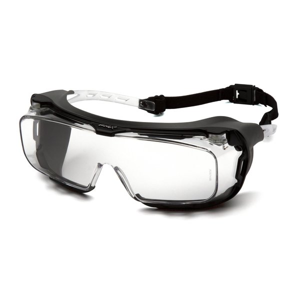 Pyramex Safety Glasses, Clear Anti-Fog, Scratch-Resistant S9910STMRG